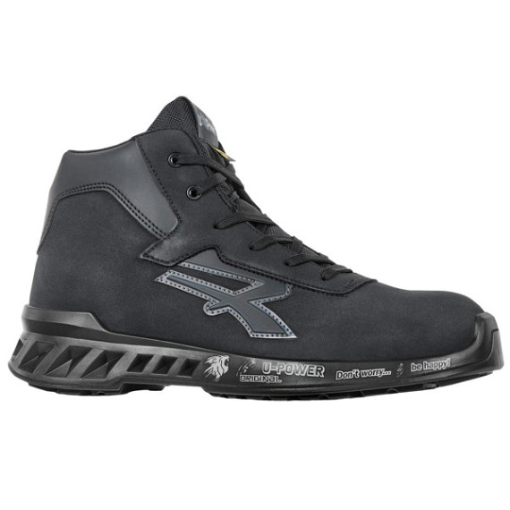 Calzatura di sicurezza Parker - S3 SRC CI ESD RedLeve - numero 47 - nero - U-Power Calzatura di sicurezza Parker - S3 SRC CI ESD RedLeve - numero 47 - nero - U-Power