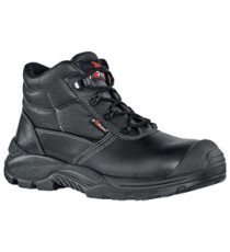 Calzatura di sicurezza Texas UK S3 SRC Rock&roll - pelle grana mina idrorepellente - numero 42 - nero - U-Power Calzatura di sicurezza Texas UK S3 SRC Rock&roll - pelle grana mina idrorepellente - numero 42 - nero - U-Power
