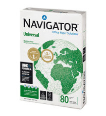Carta Universal - A4 - 80 gr - bianco - Navigator - conf. 500 fogli Carta Universal - A4 - 80 gr - bianco - Navigator - conf. 500 fogli