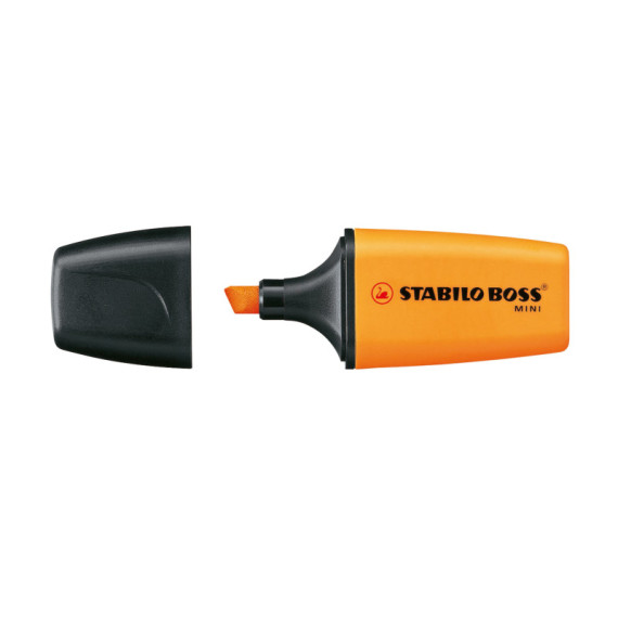 Evidenziatore Boss Mini - punta a scalpello- tratto 2 - 5 mm - arancio 54 - Stabilo Evidenziatore Boss Mini - punta a scalpello- tratto 2 - 5 mm - arancio 54 - Stabilo