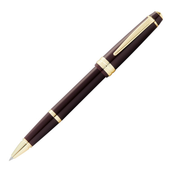 Penna roller Bailey Light - punta F - fusto bordeaux - Cross Penna roller Bailey Light - punta F - fusto bordeaux - Cross