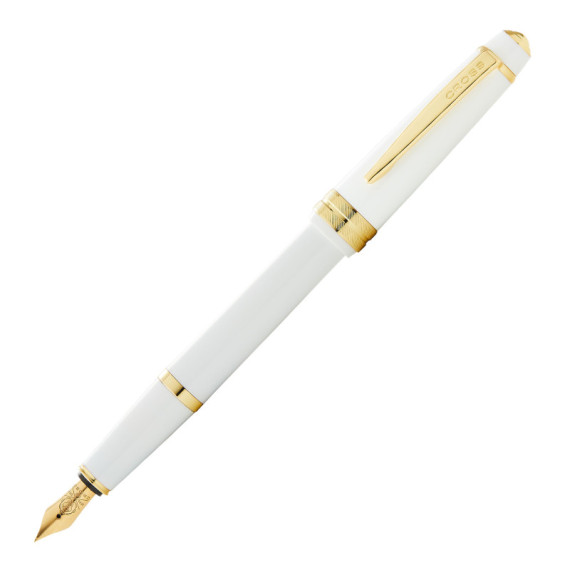 Penna stilografica Bailey Light - punta M - fusto bianco - Cross Penna stilografica Bailey Light - punta M - fusto bianco - Cross