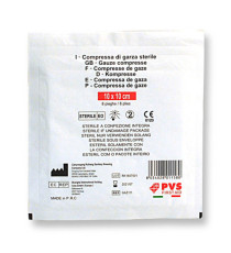 Busta di garza compressa sterile - 10 x 10 cm - PVS Busta di garza compressa sterile - 10 x 10 cm - PVS