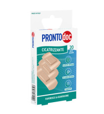 Cerotto cicatrizzante - con acido ialuronico - misure assortite - ProntoDoc - conf. 20 pezzi Cerotto cicatrizzante - con acido ialuronico - misure assortite - ProntoDoc - conf. 20 pezzi