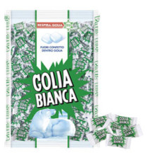 Caramelle Golia Bianca - busta da 1kg (400 pezzi circa) Caramelle Golia Bianca - busta da 1kg (400 pezzi circa)