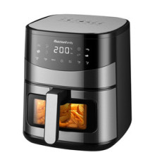 Friggitrice ad aria Arianna - doppia resistenza - 39 x 33,5 x 39,5 cm - 6,5 L - nero - Melchioni family
