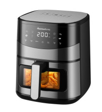 Friggitrice ad aria Arianna - doppia resistenza - 39 x 33,5 x 39,5 cm - 6,5 L - nero - Melchioni family