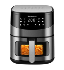 Friggitrice ad aria Arianna - doppia resistenza - 39 x 33,5 x 39,5 cm - 6,5 L - nero - Melchioni family