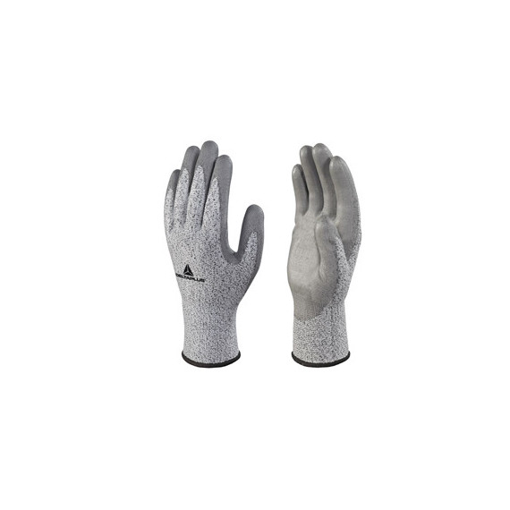 Guanti antitaglio Venicut B04 - maglia tricot econocut - palmo in poliuretano - taglia 10 - grigio - Deltaplus - pack 3 Guanti antitaglio Venicut B04 - maglia tricot econocut - palmo in poliuretano - taglia 10 - grigio - Deltaplus - pack 3