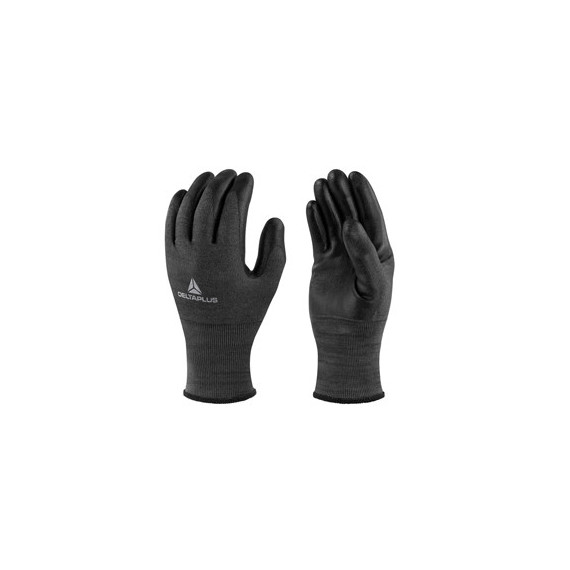 Guanti antitaglio Venicut B05 - maglia deltanocut  antistatica - palmo in poliuretano - taglia 09 - nero - Deltaplus Guanti antitaglio Venicut B05 - maglia deltanocut  antistatica - palmo in poliuretano - taglia 09 - nero - Deltaplus