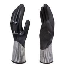 Guanti antitaglio Venicut D04 - maglia deltanocut - palmo in doppio nitrile - taglia 09 - nero - Deltaplus Guanti antitaglio Venicut D04 - maglia deltanocut - palmo in doppio nitrile - taglia 09 - nero - Deltaplus