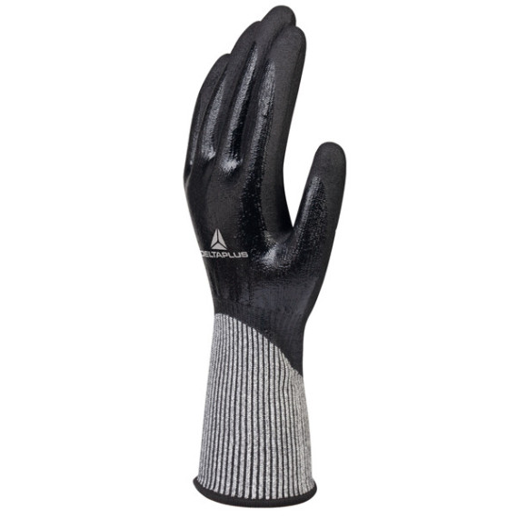 Guanti antitaglio Venicut D04 - maglia deltanocut - palmo in doppio nitrile - taglia 09 - nero - Deltaplus Guanti antitaglio Venicut D04 - maglia deltanocut - palmo in doppio nitrile - taglia 09 - nero - Deltaplus