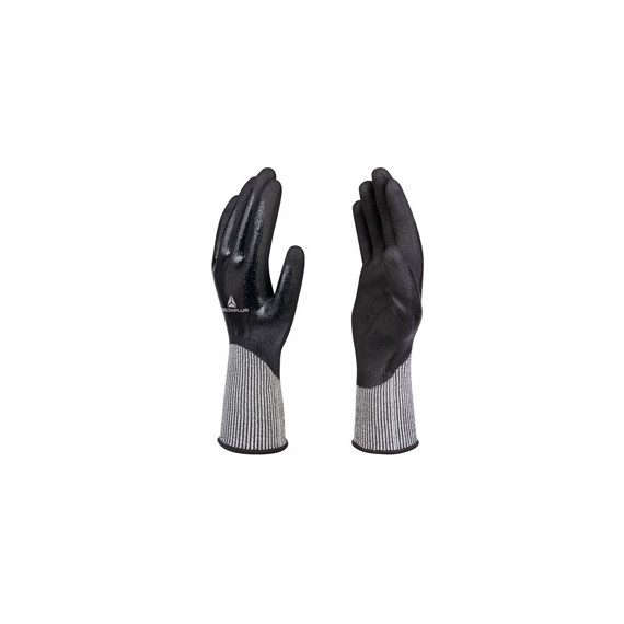 Guanti antitaglio Venicut D04 - maglia deltanocut - palmo in doppio nitrile - taglia 10 - nero - Deltaplus Guanti antitaglio Venicut D04 - maglia deltanocut - palmo in doppio nitrile - taglia 10 - nero - Deltaplus