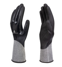 Guanti antitaglio Venicut D04 - maglia deltanocut - palmo in doppio nitrile - taglia 10 - nero - Deltaplus Guanti antitaglio Venicut D04 - maglia deltanocut - palmo in doppio nitrile - taglia 10 - nero - Deltaplus