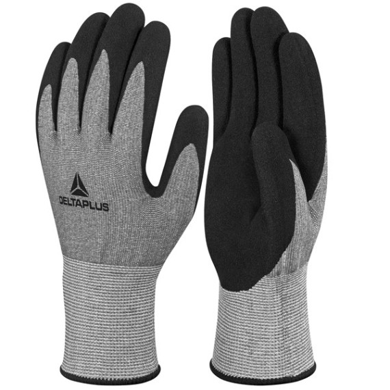 Guanti antitaglio Venicut F01- maglia Xtrem Cut - palmo in nitrile - taglia 09 - grigio - Deltaplus Guanti antitaglio Venicut F01- maglia Xtrem Cut - palmo in nitrile - taglia 09 - grigio - Deltaplus