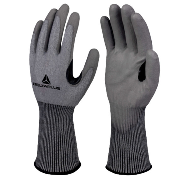 Guanto antitaglio Venicut C02 - maglia softnocut - palmo in poliuretano - taglia 08 - grigio - Deltaplus Guanto antitaglio Venicut C02 - maglia softnocut - palmo in poliuretano - taglia 08 - grigio - Deltaplus