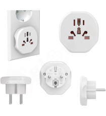 Adattatore da viaggio universale 2500W - Alimentazione Internazionali oltre 150 i Paesi per USA UK EU