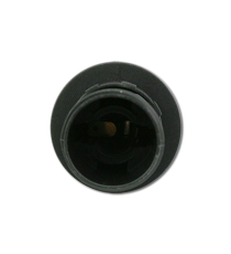 Portalampada in plastica mezzo filettato attacco E14 colore nero - 2A 250V T210 - dimensione 43.2x56.8mm porta lampada