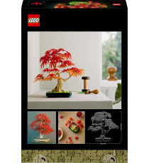 Lego Botanicals - Bonsai di acero rosso giapponese - Lego 10348 The Botanical Collection Foglie Rosse e Arancio 474pz Anni 18+