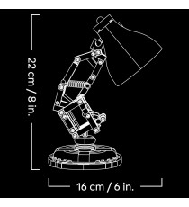 Lego Ideas - Disney Pixar Luxo Jr. - Lego 21357 Decorazione per la Casa da Scrivania  613pz Anni 18+