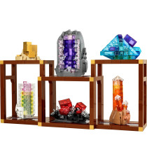 Lego Ideas - Collezione di minerali - Lego 21362  pirite dorata, l’ametista viola, la fluorite blu, la tormalina 880pz Anni 18+