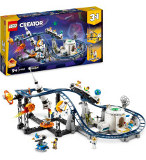 Lego Creator 3in1 - Montagne Russe spaziali - Lego 31142 o torre a caduta con ascensore o giostra spaziale rotante 874pz Anni 9+