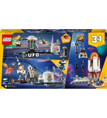 Lego Creator 3in1 - Montagne Russe spaziali - Lego 31142 o torre a caduta con ascensore o giostra spaziale rotante 874pz Anni 9+