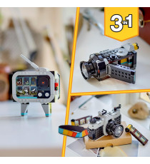 Lego Creator 3in1 - Fotocamera retrò - Lego 31147 Fotocamera o Videocamera o TV Vintage 261pz Anni 8+