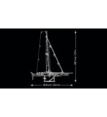 Lego Technic - Yacht Emirates Team New Zealand AC75 - Lego 42174 con dettagli originali della barca a vela Anni 18+ 962pz
