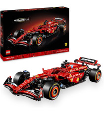 Lego Technic - Monoposto F1 Ferrari SF-24 - Lego 42207 in Scala 1:8 con Motore V6, Cambio, Sterzo e DRS Anni 18+ 1361pz