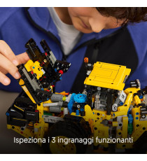 Lego Technic - Pala gommata Volvo L120 Electric - Lego 42209 Ruspa da Cantiere con Sterzo Articolato e Pala Anni 9+ 973pz