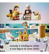 Lego Disney - Casa di “Up” - LEGO 43217 con Palloncini e Figure di Carl, Russell e Dug Anni 9+ 598pz