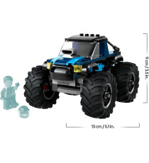 Lego City - Monster Truck blu - Lego 60402 Fuoristrada Off-Road con Pilota Anni 5+ 148pz