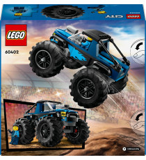 Lego City - Monster Truck blu - Lego 60402 Fuoristrada Off-Road con Pilota Anni 5+ 148pz