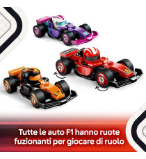 Lego Minifigures - Monoposto di F1 da collezione - Lego 71049 Scatola con 1 di 12 Modelli di Auto da Corsa casuale Anni 6+ 29pz