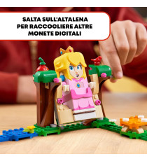 Lego Super Mario - Starter Pack Avventure di Peach - Lego 71403 con Principessa Interattiva,Toad Giallo,Lemmy Anni 6+ 354pz