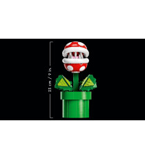 Lego Super Mario - Pianta Piranha - Lego 71426 personaggio snodabile con tubo e 2 monete Anni 18+ 540pz