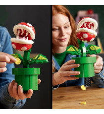 Lego Super Mario - Pianta Piranha - Lego 71426 personaggio snodabile con tubo e 2 monete Anni 18+ 540pz