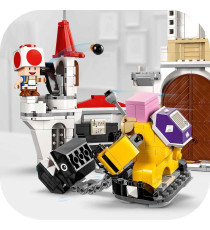 Lego Super Mario - Battaglia con Roy al Castello di Peach - Lego 71435 con personaggi Nintendo, Torre e Catapulta Anni 7+ 738pz