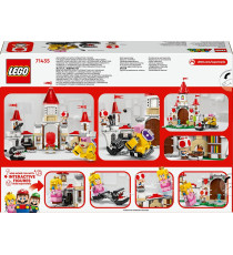 Lego Super Mario - Battaglia con Roy al Castello di Peach - Lego 71435 con personaggi Nintendo, Torre e Catapulta Anni 7+ 738pz