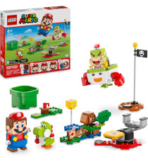 Lego Super Mario - Avventure di LEGO® Mario interattivo - Lego 71439 con i Personaggi Nintendo di Bowser e Yosh Anni 6+ 218pz