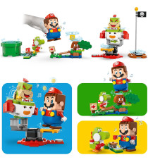 Lego Super Mario - Avventure di LEGO® Mario interattivo - Lego 71439 con i Personaggi Nintendo di Bowser e Yosh Anni 6+ 218pz