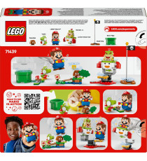 Lego Super Mario - Avventure di LEGO® Mario interattivo - Lego 71439 con i Personaggi Nintendo di Bowser e Yosh Anni 6+ 218pz