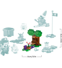Lego Super Mario - Avventure di LEGO Luigi interattivo - Lego 71440 con 4 Personaggi Nintendo e Baby Yoshi Rosa Anni 6+ 210pz