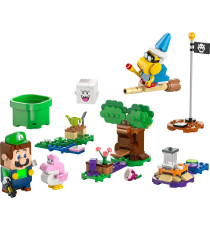 Lego Super Mario - Avventure di LEGO Luigi interattivo - Lego 71440 con 4 Personaggi Nintendo e Baby Yoshi Rosa Anni 6+ 210pz