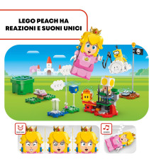 Lego Super Mario - Avventure di LEGO Peach interattiva - Lego 71441 con la Principessa e un Toad Giallo Anni 6+ 208pz