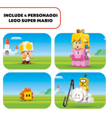 Lego Super Mario - Avventure di LEGO Peach interattiva - Lego 71441 con la Principessa e un Toad Giallo Anni 6+ 208pz