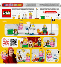 Lego Super Mario - Avventure di LEGO Peach interattiva - Lego 71441 con la Principessa e un Toad Giallo Anni 6+ 208pz