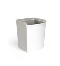 Bicchiere portapenne Mydesk - 8,7 x 7,4 x 10 cm - bianco - Arda