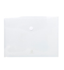 Busta a tasca con chiusura in velcro - PPL - 24 x 32 cm - trasparente - Exacompta